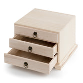 Wooden Tea Box(Three Drawer)